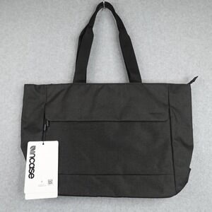 Incase Crosstown Tote Laptop Bag Black Nylon Work Travel Daily Compartments